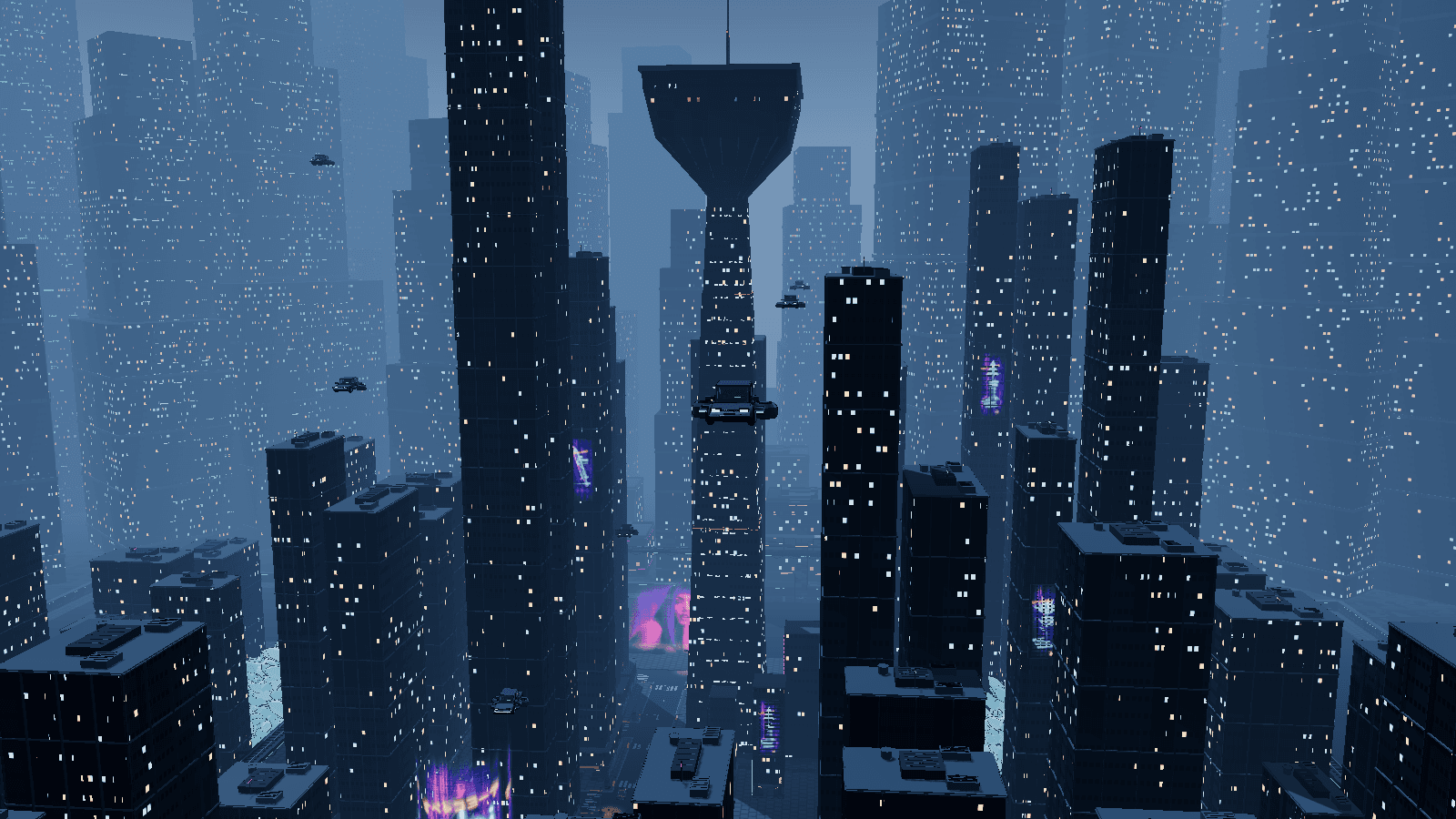 Mega City open world