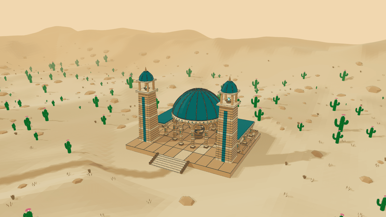 Sunscar Wastes open world