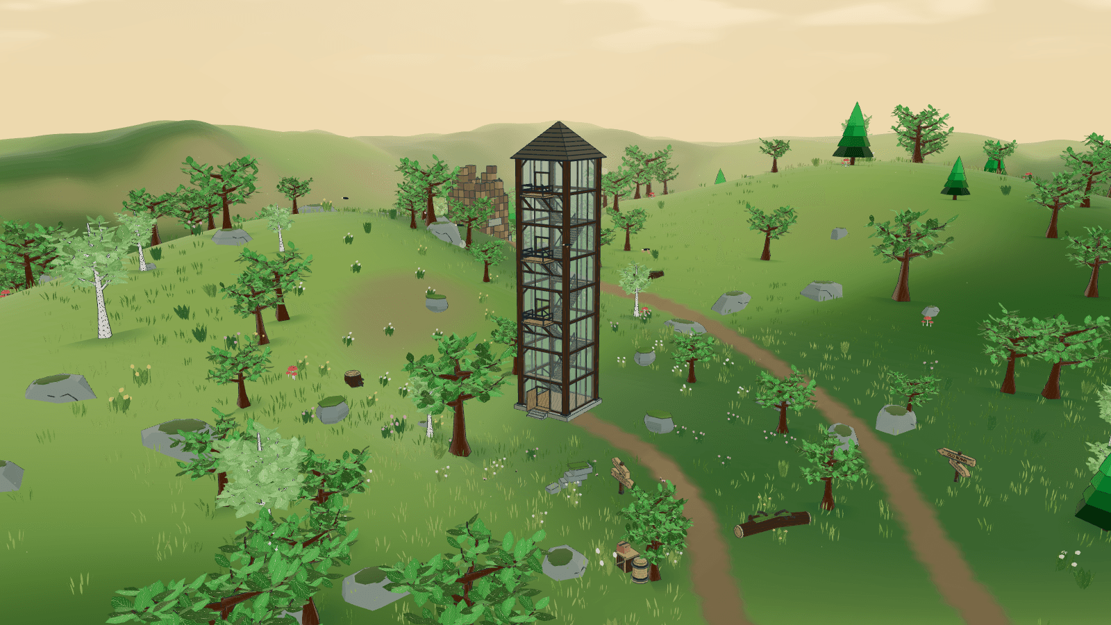 Wildwood, the first open world in Sol Garden